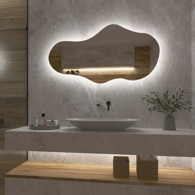 Daramio Атипични огледало с LED осветление G2 190x100 cm