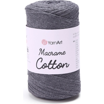 Yarn Art Macrame Cotton 758 tmavě šedá