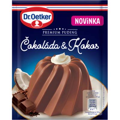 Dr. Oetker Premium puding Čokoláda & Kokos
