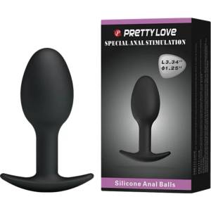  Анален плъг с вградена тежест, 8, 4см. - Heavy Balls Butt Plug (DEBRA00987)
