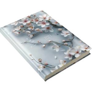 Realsystem Дневник за срокове REALSYSTEM Picture A/5, ежедневен, с бели листа, „Szirmok 2027 5321-60 (5321-60)