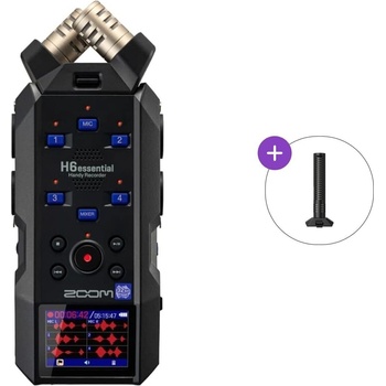 Zoom H6essential + SSH-6e SET Джобен дигитален рекордер (10012069-SET3)