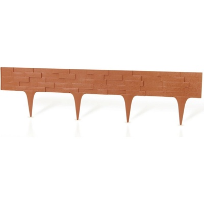 Gardenplast Záhradná palisáda Stone Palisade 9,5 cm / 0,8 m terakota 1 ks