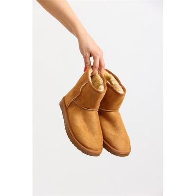 Johns Athletic Дамски велурени боти с подплата ug02 - Таба #364393 (364393_Горчица)