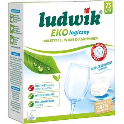 Ludwik Ekologické tablety typu All in1 do myčky nádobí 75 ks