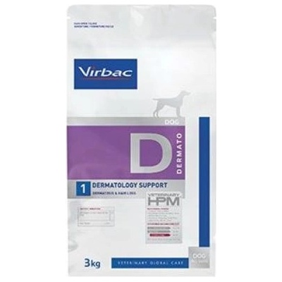 Virbac Vet HPM Dog Dermatology Support D 3 kg