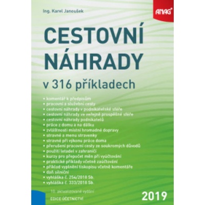 Cestovní náhrady v 316 příkladech 2019