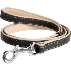 COLLAR Кожен повод Collar Soft - 122см, 13мм - черно - бежово