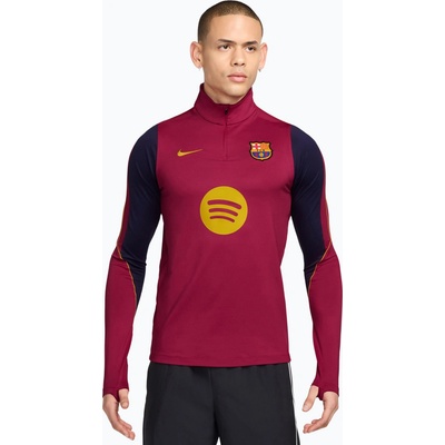 Nike FC Barcelona Strike Soccer Drill Top noble red/mineral yellow/mineral yellow