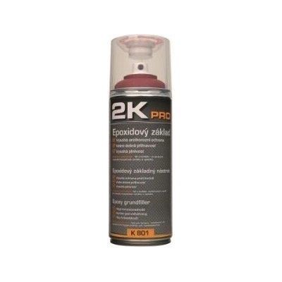 2K PRO dvousložkový epoxidový základ 400 ml červenohnědá