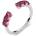 Brosway Prsteň Fancy Passion Ruby FPR11