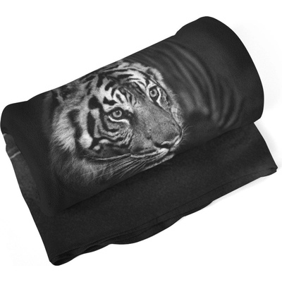 Sablio Deka Čierno-biely tiger 190x140