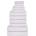 vidaXL Комплект кърпи FROGN, 12 части, бял, 360 г/м2 (137095)