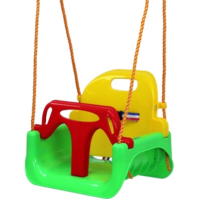 Aga4Kids houpačka s ohrádkou Zelená/Žlutá – Zboží Mobilmania