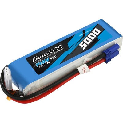 Gens ACE LiPo 4S 4S1P 45C EC5 Plug 14,8V 5000 mAh
