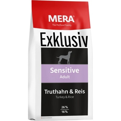 Mera Exklusiv Sensitive Adult morka s ryžou 15 kg