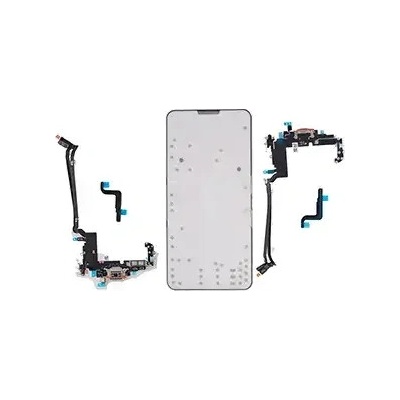 Nabíjecí obvod + Flex kabel iPhone 17 Pro Max – kosmická oranžová (Genuine OEM, pSIM, UK/EU) IPH1918