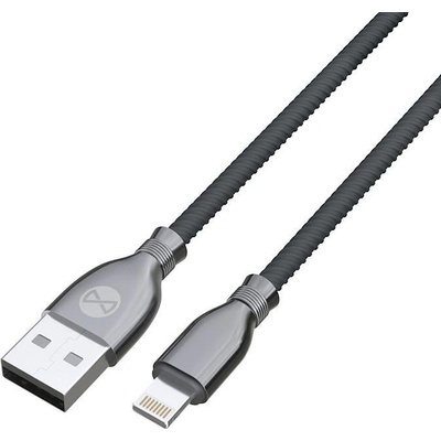 Forever Кабел данни Forever USB- Lightning Tornado 3A, 1 м черен