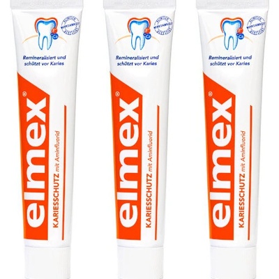 Elmex caries protection 3 x 75 ml – Zboží Dáma