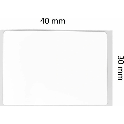 Niimbot štítky R 40 × 30mm 230 ks White pre B21