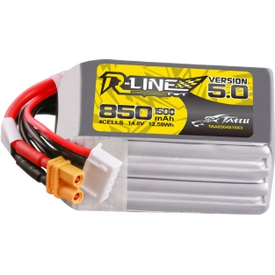 Tattu LiPo батерия Tattu R-Line 5.0 850mAh 4S 14.8V XT30U-F (TAA8504S15X3)