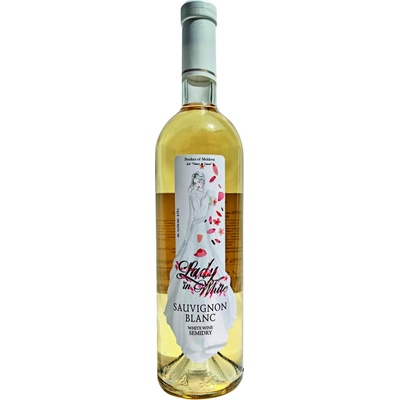 Vinuri De Comrat Lady Sauvignon Blanc polosuché bílé 2023 12,8% 0,75 l (holá láhev)