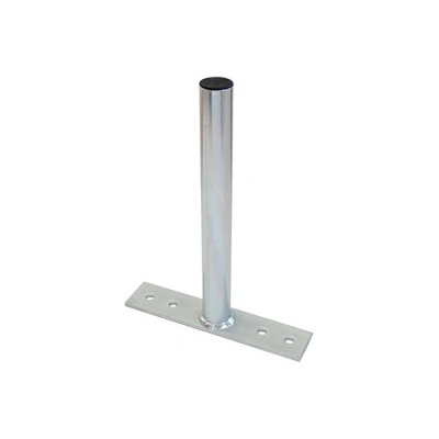 Držák stožáru jezdec - 50cm (s pásem) pouze spodní část, zinek Galva