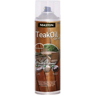 Maston Teakový olej v spreji bezfarebný 500 ml