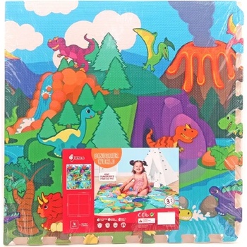 Sun Ta Toys Мек пъзел Sun Ta Toys - Светът на динозаврите 4+8 части (3074WB)
