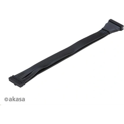 AKASA kabel prodlužovací interní USB 3.0 19-pin, M/F, 15 cm