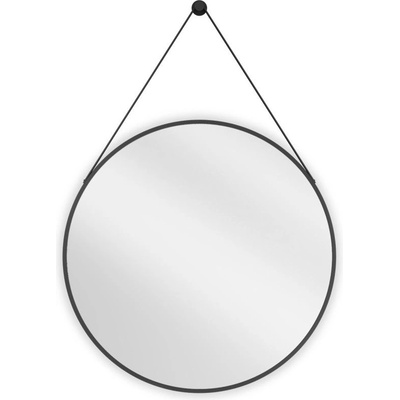 Mexen String кръгло огледало за баня 70 см, черна рамка - 9854-070-070-000-70 (9854-070-070-000-70)