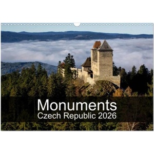 Calvendo Monuments of Czech Republic 2026 (Wall Calendar 2026 DIN A3 landscape), CALVENDO 12 Month Wall Calendar | Calvendo, Sebastian Wallroth