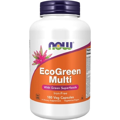 NOW NOW EcoGreen Multi Vitamin, 180 Veg Capsules