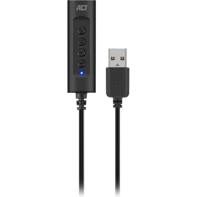 Ewent Звукова карта Ewent AC9360, 2.0, USB, 3.5 mm, Черна (AC9360)