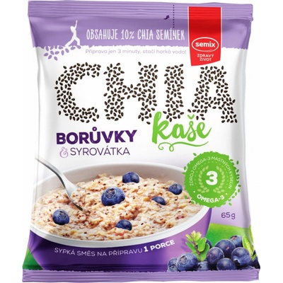 Semix CHIA kaša čučoriedky a srvátka 65 g