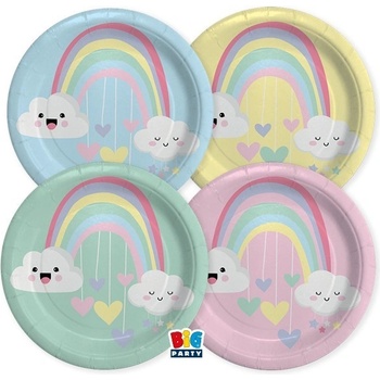 Big Party Парти Чинии Облачета, 24см