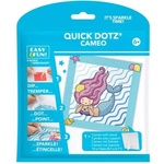 Diamond Dotz Diamond Dotz: QuickDotz комплект за създаване на картини, 13 x 13 см - Русалка (DTZ5.002)