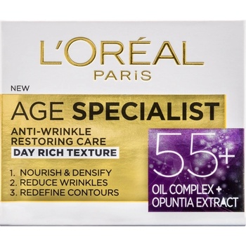 Image 1 of L'Oréal L'Oréal Age Specialist Дневен крем за лице, 55 +, 50 ml