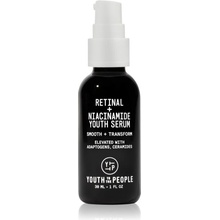 Youth To The People Youth Retinal + Niacinamide Serum nočné sérum proti starnutiu pleti 30 ml