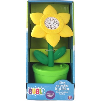 BUBLI Stroj na bubliny kytička žlutá
