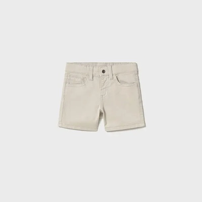 Mayoral Къси панталони 5 джоба памук в кремав цвят за мини момче Майорал