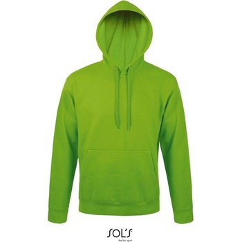 Sol's Snake Unisex mikina s kapuc. zelená lime