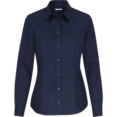 Seidensticker košile Blouse Regular LSL popelínová dlouhý rukáv dámská Navy