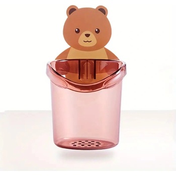 Image 1 of Детска стойка за четка и паста за зъби , розова (casekind)