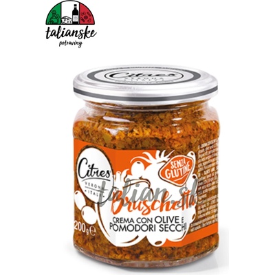 Citres Salsa krém Bruschetta s olivami a sušenými paradajkami 200 g