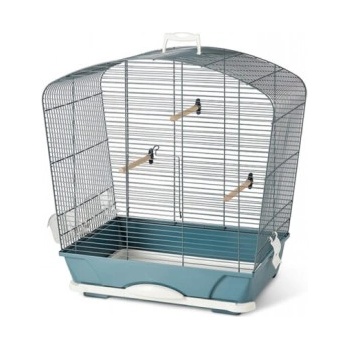 SAVIC Louise 40 -Метална оборудвана клетка за канарчета и екзотични птици, 53.5х32х55 см
