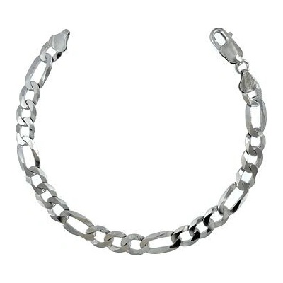 Infinitysilver stříbrný náramek figaro 100218022