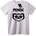 NOONEBRAND Тениска PXNDX лого мечка - 2XL, White