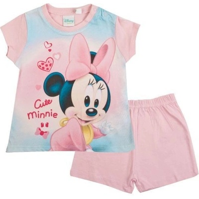 Sun City Kojenecké pyžamo Minnie Baby sv. růžová