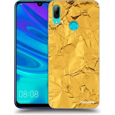 Púzdro Picasee silikónové Huawei P Smart 2019 - Gold čiré
